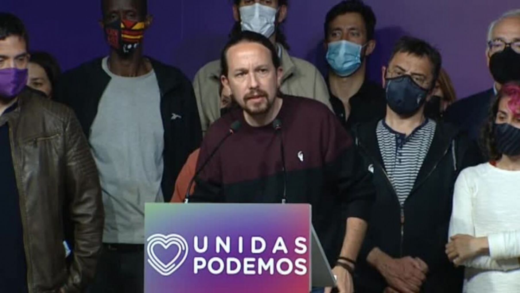 Desolado por la derrota en Madrid, Pablo Iglesias se retira de la política